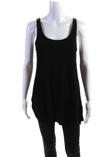 Eileen Fisher Womens Silk Pullover Tank Top Black Size Extra Small