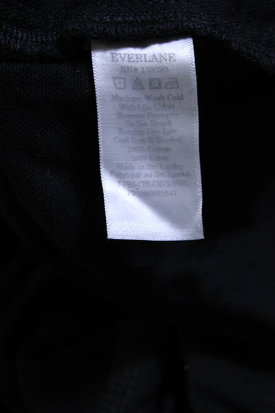 Everlane Womens Black The Canvas Overalls  Size 16