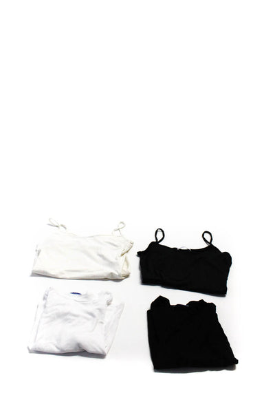 Zara Woman Zara Basic Womens Cropped T Shirts Tank Tops White Black Size S Lot 4