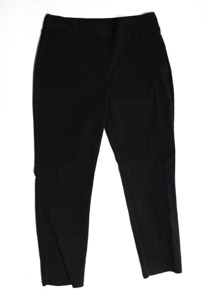 Banana Republic Zara Womens Straight Leg Pants Fuschia Black Size 8 10L XL Lot 3