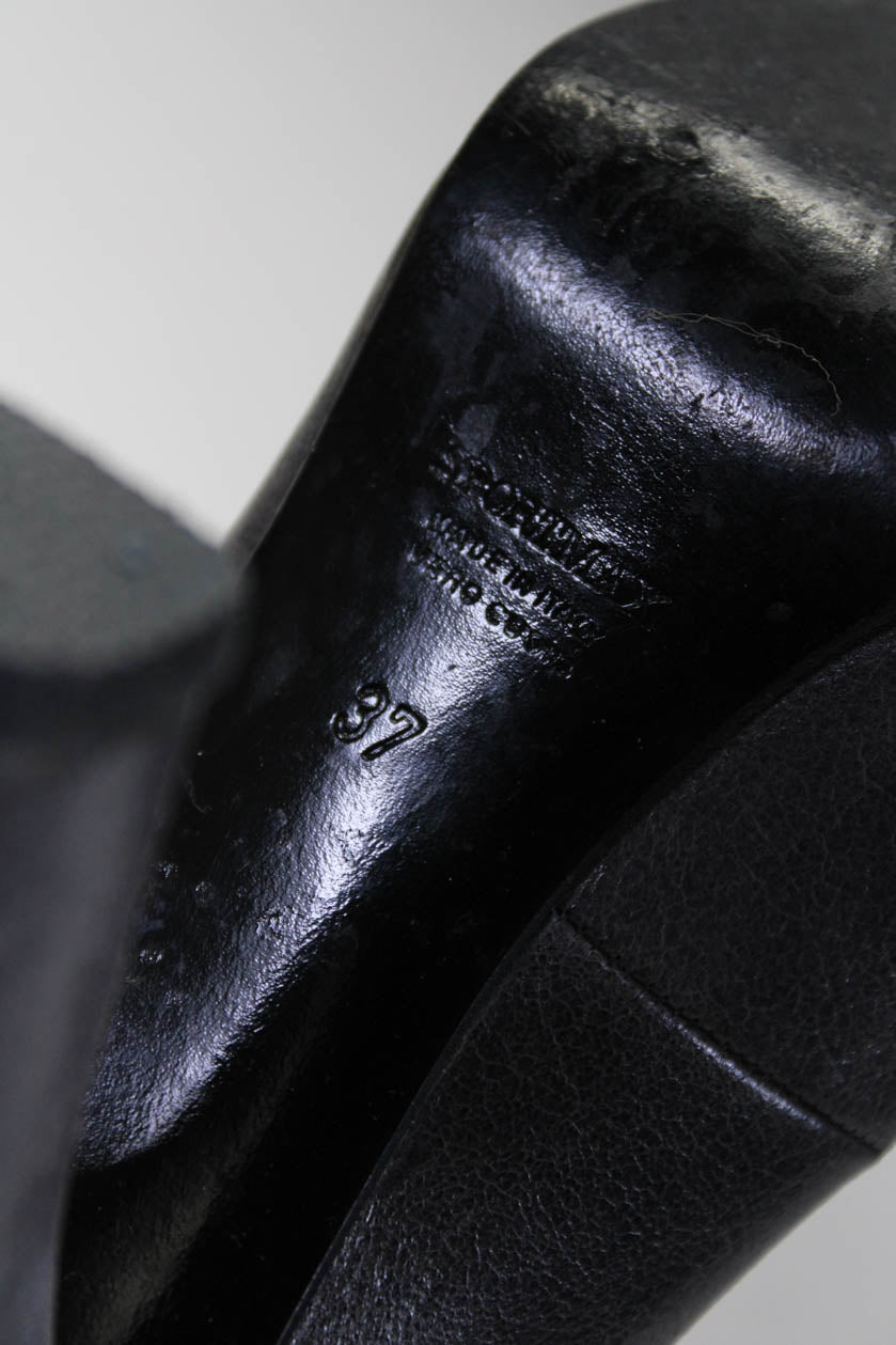 Sportmax block heel pumps - Black