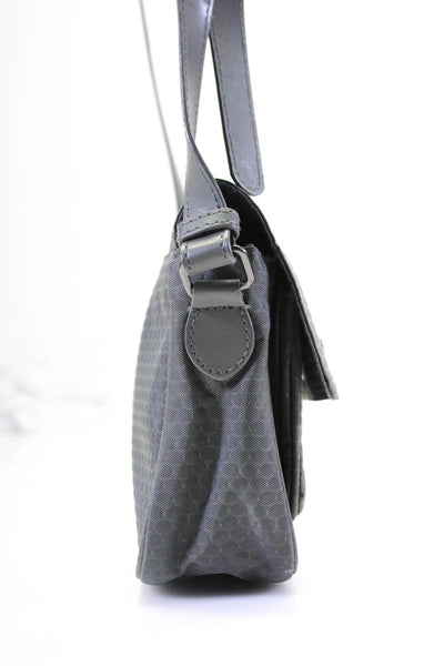 Baggallini Women's Flap Closure Nylon Adjustable Strap Crossbody Bag Gray