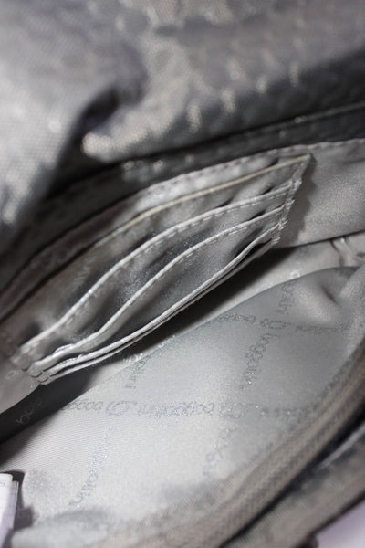 Baggallini Women's Flap Closure Nylon Adjustable Strap Crossbody Bag Gray