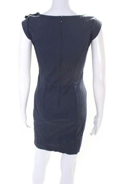 Cynthia Steffe Cap Sleeve Nylon Blend Sheath Dress Gray Size 0