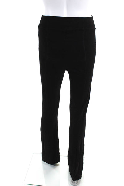 Samantha Eng Womens 3/4 Sleeve Cardigan Sweater Pants Set Black OS Medium