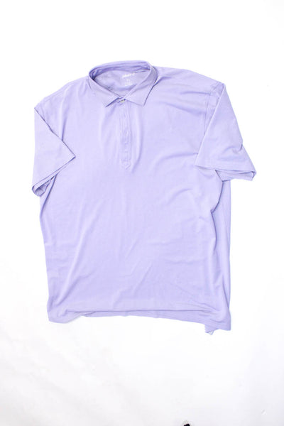 Johnnie-O 7 Diamonds Men's Casual Short Sleeve Polo Shirt Blue Size XL XXL Lot 3