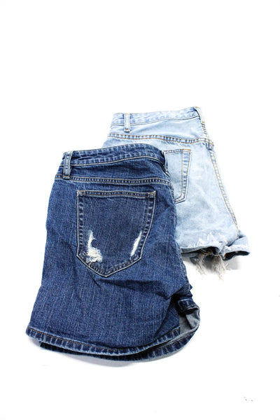 Joes Signature8 Womens Distressed Mid Rise Denim Shorts Size 30 Large Lot 2