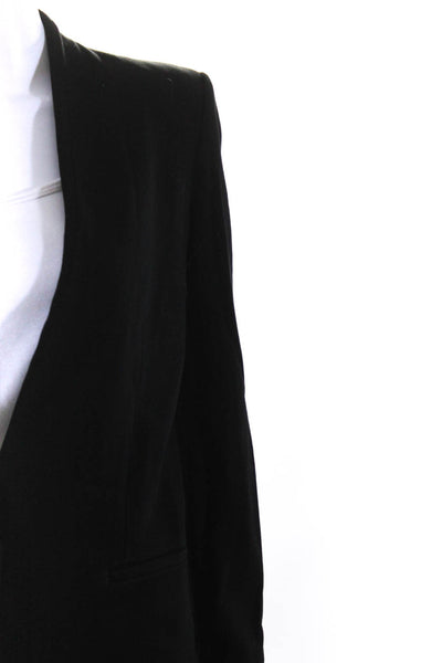 Helmut Lang Women's Long Sleeves Line One Button Blazer Black Size S
