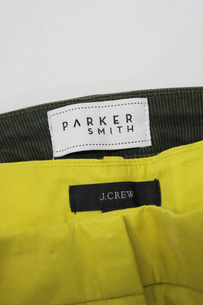 Parker Smith J Crew Womens Pants Corduroys Green Size 2 26 Lot 2