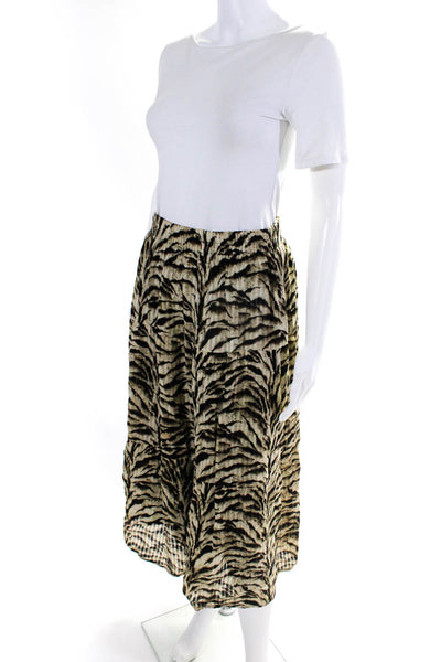 ba&sh Womens Iva Zebra Print Skirt Size 0 14716595