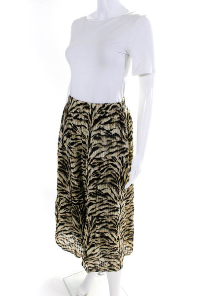 ba&sh Womens Iva Zebra Print Skirt Size 6 13872740