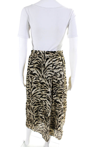 ba&sh Womens Iva Zebra Print Skirt Size 0 14716595