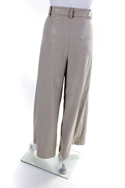 Saunders Collective Womens Wide Leg Faux Leather Pants Size 12 16334673