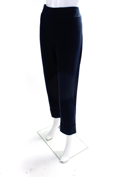 Estelle & Finn Women's Cuffed Crop Leggings Navy Blue Size 14