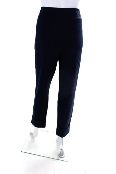 Estelle & Finn Women's Cuffed Crop Leggings Navy Blue Size 14