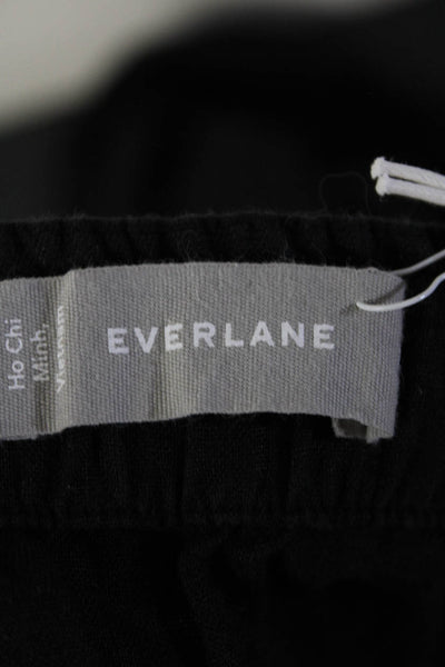 Everlane Womens Black The Linen Picnic Jumpsuit  Size 00