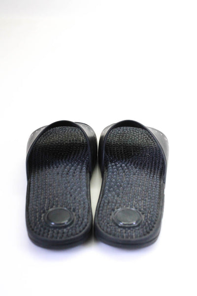 Adidas by Stella McCartney Womens Slide On Pool Sandals Black Size 8 Wide
