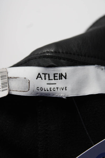 Atlein Collective Womens Vegan Leather Pants Size 4 15874250