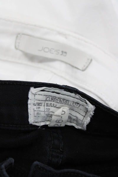 Current/Elliott Joe's Collection Womens Cotton Jeans Black Size 26 25 Lot 2