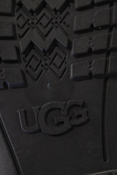 UGG Australia Womens Stretch Inset Rain Ankle Boots Black Size 7