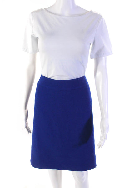 Tahari Arthur S. Levine Women's Pencil Skirt Blue Size 18