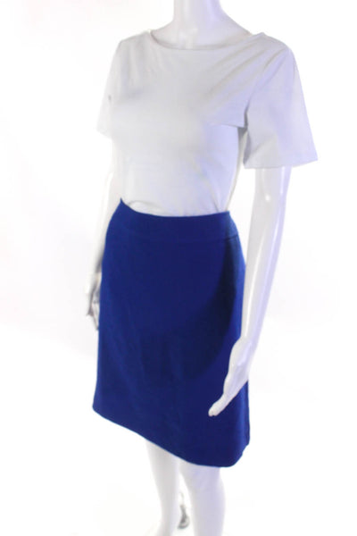 Tahari Arthur S. Levine Women's Pencil Skirt Blue Size 18