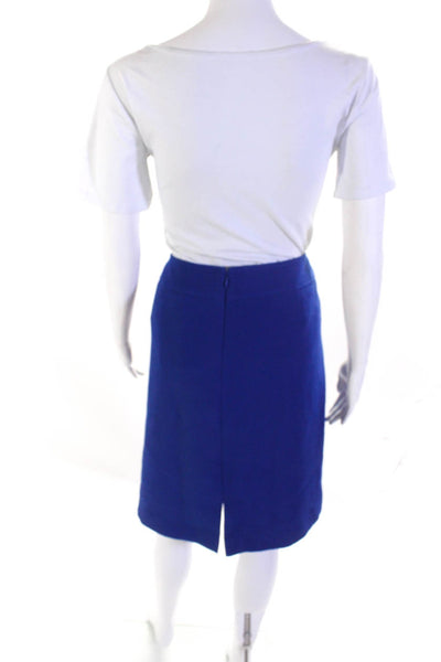 Tahari Arthur S. Levine Women's Pencil Skirt Blue Size 18