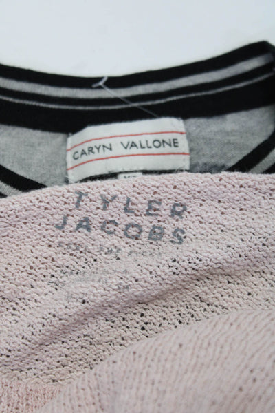 Caryn Vallone Tyler Jacobs Womens Sweaters Gray Size Extra Small Medium Lot 2