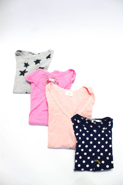Pam & Gela T.la Womens Tee Shirts Blue Pink Grey Size Petite Medium Lot 3