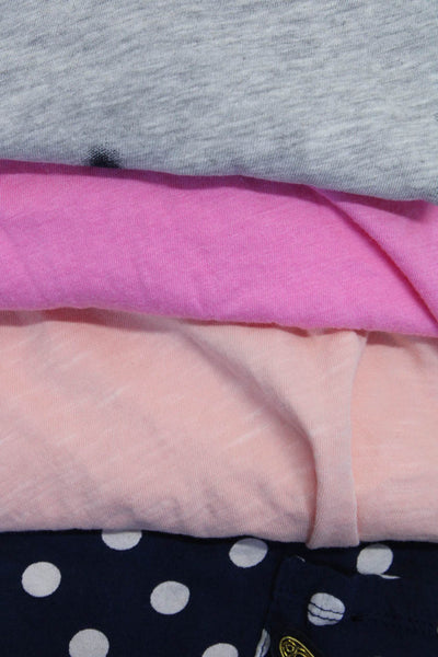 Pam & Gela T.la Womens Tee Shirts Blue Pink Grey Size Petite Medium Lot 3