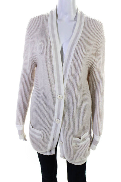 Alice McCall Womens Knit Long Sleeve Button-Up Cardigan Sweater Pink Size XS/S