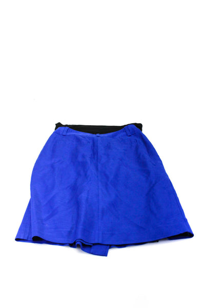 Banana Republic Three Dots Womens Knee Length Skirts Black Blue Medium 4 Lot 2