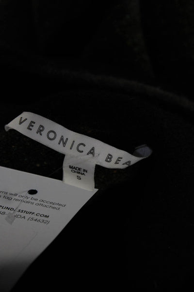 Veronica Beard Womens Merino Knit Camouflage Cowl Neck Sweater Green Size S