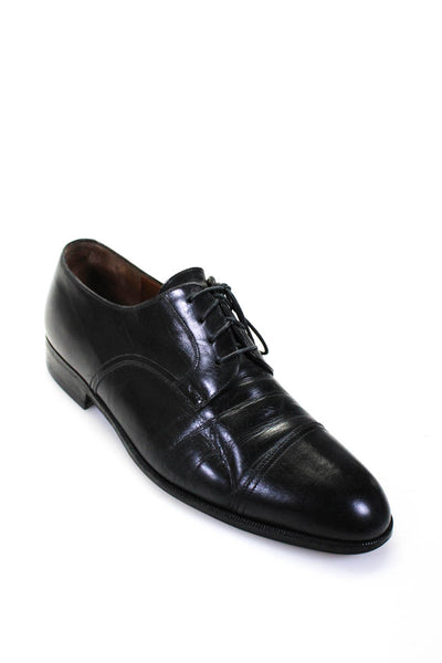 Fratelli Rossetti Men's Lace Up Leather Oxfords Dress Shoes Black 11