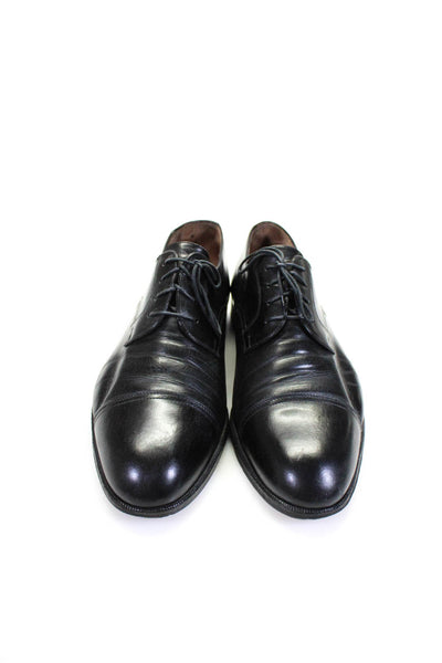 Fratelli Rossetti Men's Lace Up Leather Oxfords Dress Shoes Black 11