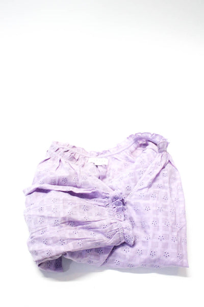 Velvet by Graham & Spencer Sundry Womens Plaid Shirts Blue Purple XL 4 Lot 2