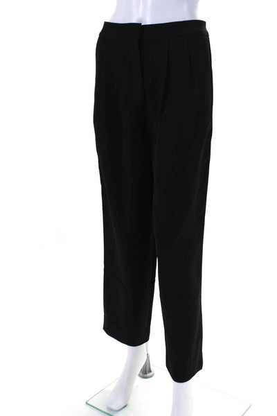 Generation Love Women's High Rise Flat Front Dress Pants Black Size 4