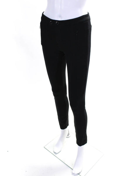 Vince Women's Flat Front Straight Leg Dress Pant Black Size 4