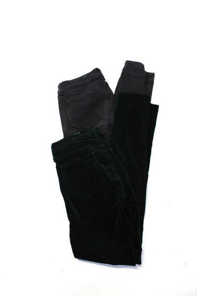 Rag & Bone Women's Midrise Five Pockets Skinny Pant Green Size 27 Lot 2