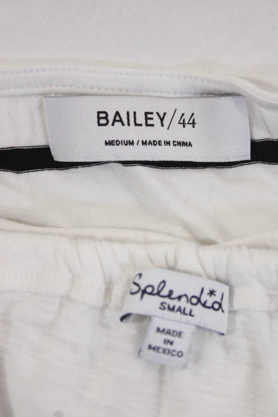 Bailey 44 Splendid Womens Tops White Size Medium Small Lot 2