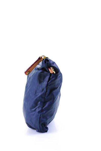 MZ Wallace Women's Zip Closure Nylon Clutch Handbag Blue