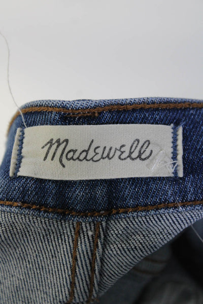 Madewell Womens Denim Medium Wash High Rise Skinny Ankle Jeans Blue Size 26