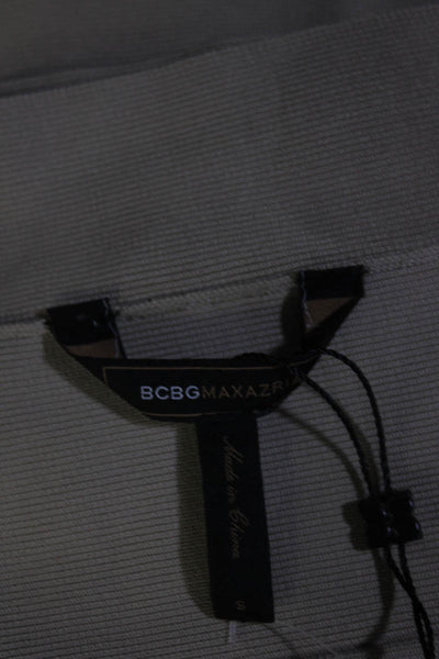 BCBGMAXAZRIA Women's Bodycon Bandage Mini Skirt Beige Size S