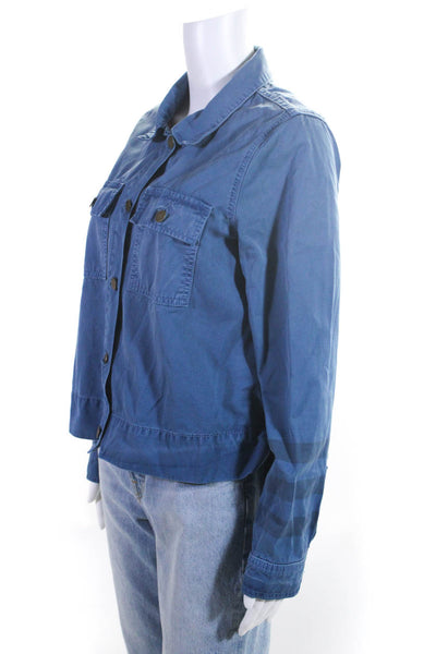 Sundry Women's Hip Length Button Front Jean Jacket Blue Size 2