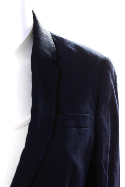 Paul Smith Womens Single Button Notched Lapel Blazer Jacket Navy Blue Size IT 42