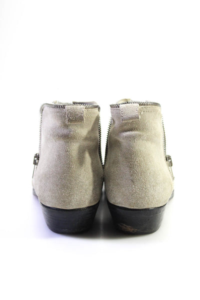 Golden Goose Deluxe Brand Womens Suede Pointed Toe India Booties Gray Size 10US