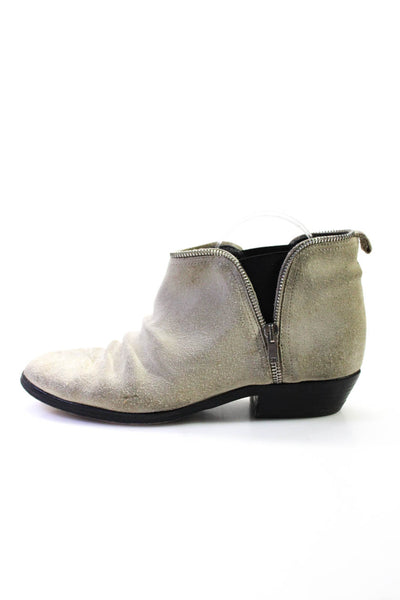 Golden Goose Deluxe Brand Womens Suede Pointed Toe India Booties Gray Size 10US