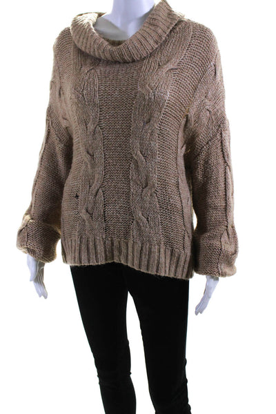 J.O.A. Womens Tan Sweater Size 6 13297784