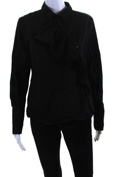 Osman Yousefzada Collective Womens Asymmetrical Button Top Size 2 15738769