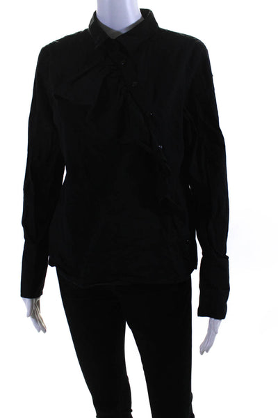 Osman Yousefzada Collective Womens Asymmetrical Button Top Size 2 15738769